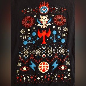 Marvel Doctor Strange Ugly Sweater Christmas 3XL T-shirt MCU Comics Xmas Batman